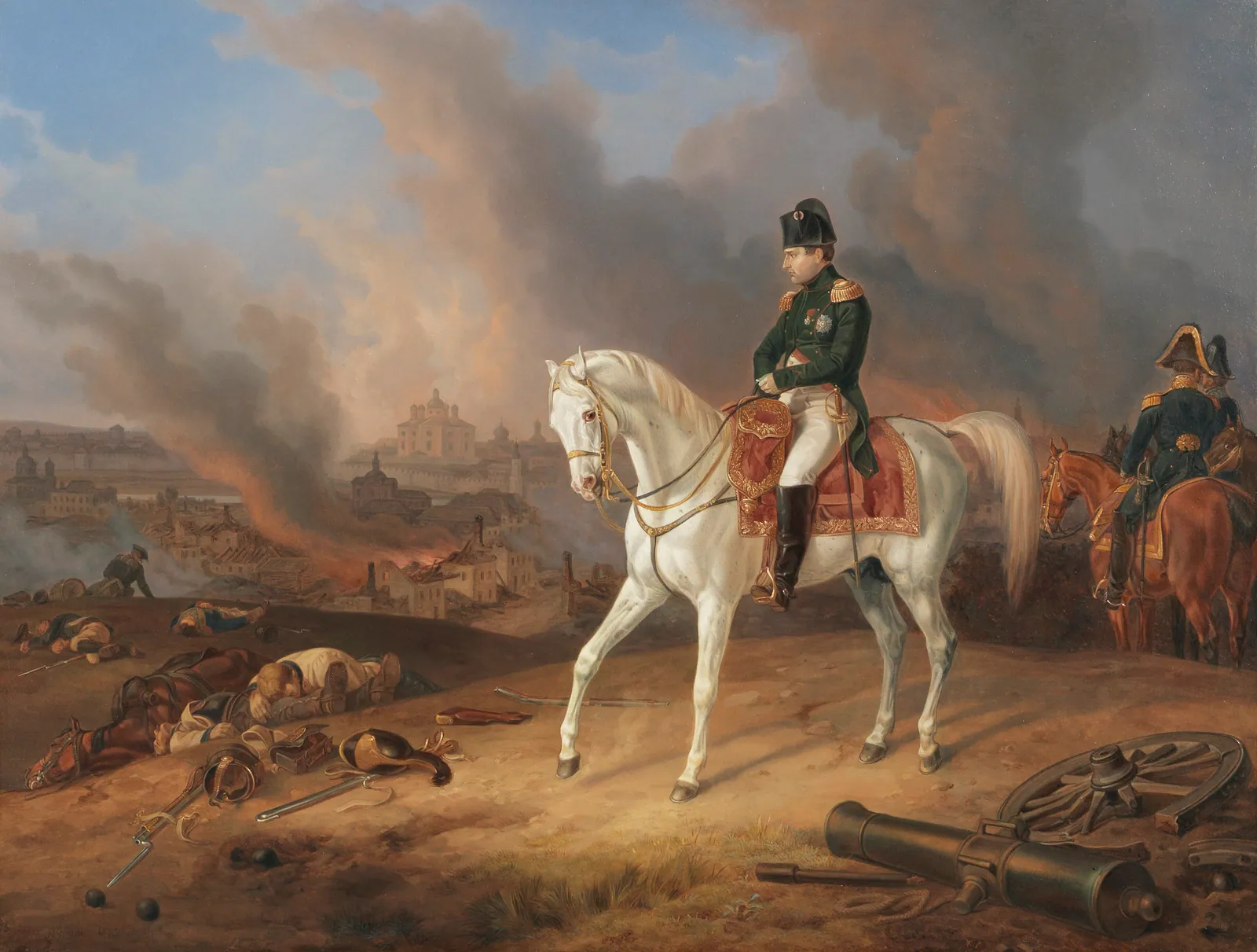 La Grande Armée en retraite, décembre 1812.
